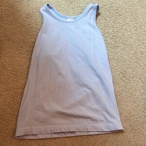 Athleta light blue tank top